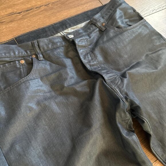 Men's Black Grey Jeans - Picture 2 of 4